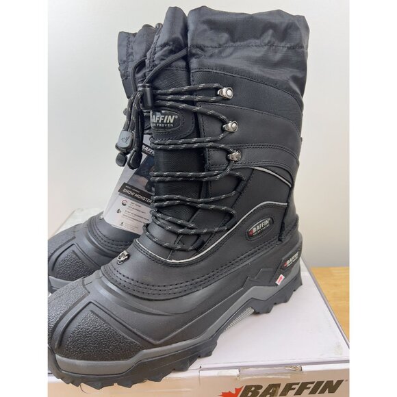 Baffin Snow Monster Round Toe Snow Boots Men's Sz. 11 Black new - Picture 5 of 8